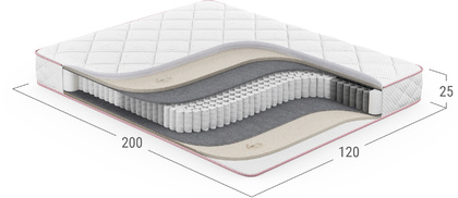 MOON MEDIC 863 (Standart S матрас 120x200)